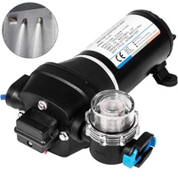 VEVOR Water Pressure Diaphragm Pump, 12V FL-40 High Pressure Diaphragm Water Pump, 40PSI Automatic Self Priming Water Pump, 17L/MIN Misting Booster Sp