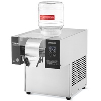 Commercial Snowflake Ice Machine, 276LBS/24H Snowflake Ice Maker, Stainless Steel Ice Shaver Machine, Electric Snow Cone Maker, Air Cooling System for