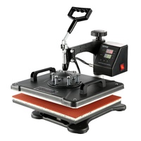 VEVOR 1400W Heat Press Machine 8 In 1 Sublimation Steel Frame Heat Presses with Temperature And Time Control (12X15INCH 8IN1)
