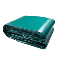 VEVOR PVC Waterproof Tarp, 16.5 x 29.5 ft Heavy Duty PVC Tarpaulin, Tear-Proof and Weather-Proof, with Grommets and Reinforced Edges for Canopy Boat R