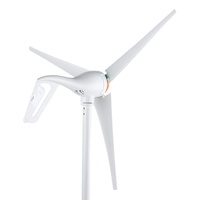 VEVOR 500W Wind Turbine Generator, 12V Wind Turbine Kit, 3-Blade Wind Power Generator with Anemometer, MPPT Controller & Adjustable Windward Direction