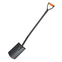 VEVOR Square Shovel, 122 cm Heavy-Duty Flat Shovel, Transfer Shovels with Alloy Steel Blade and Non-Slip D-Handle, Detachable and Easy Storage, for Ga
