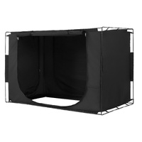 VEVOR 3 Doors Bed Tent Breathable Tent 70% Blackout with 9.5 mm Fiber Poles