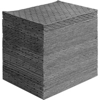 VEVOR Spill Absorbent Pads, Universal Absorbing Mat Absorbs up 12 Gal, 13" L x10" W Polypropylene Absorbent Pad for Oil, Water and Other Liquids, Pack