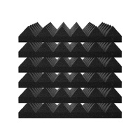 VEVOR Acoustic Foam Panels 24 Pack 12 x 12 x 2 in for Studio Wall and Ceiling