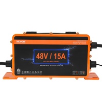 VEVOR 15 AMP Golf Cart Smart Battery Charger for EZGO TXT RXV IP67 ETL