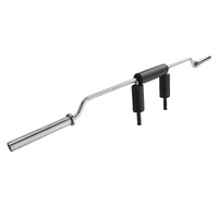 VEVOR Safety Squat Bar, 318kg Fitness Squat  Bar, Safety Squat Bar Attachment with Shoulder and Arm Pads, 28mm Diameter Weight Bar, Ideal for Front Sq