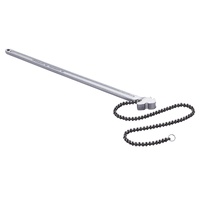 Chain Wrench, 48 inch Chain Pipe Wrench, 13.4 inch Diameter Capacity, CRV Reversible Pipe Fitting Tool Wrench with High Strength Jaw and Ergonomic Han