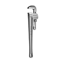 Pipe Wrench, 18" Aluminum Straight Pipe Wrench, Adjustable Plumbing Wrench, with High Strength Jaw and Ergonomic Handle, Easy to Carry, Hangable Desig