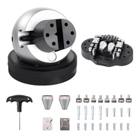 VEVOR Engraving Block 5 inch Ball Vise Setting Jewelry Ball Vise Engraving with 34PCS Attachment and Rubber Base