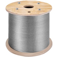 VEVOR Stainless Steel Cable Railing 3/16" x 1000ft, Wire Rope 316 Marine Grade, Braided Aircraft Cable 1x19 Strands Construction for Deck,Rail,Baluste