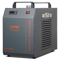 VEVOR Industrial Water Chiller, CW-5202, Industrial Water Cooler Cooling System with Built-in Compressor 7L Water Tank Capacity 18 L/min Max Flow Rate