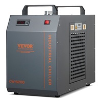 VEVOR Industrial Water Chiller, CW-5200, Industrial Water Cooler Cooling System with Built-in Compressor 7L Water Tank Capacity 13 L/min Max Flow Rate