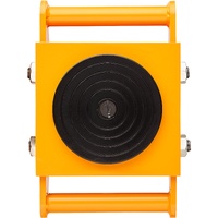 VEVOR 4PCS Machinery Skate Dolly, 17637LBS/8T Industrial Machinery Mover, Heavy Duty Carbon Steel Machinery Moving Skate with 4 PU Wheels and 360° Rot