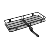 60" x 24" x 6", Hitch Cargo Carrier, 500 lbs Capacity Hitch Cargo Carrier with Cargo Net with Hook & Waterproof Cargo Bag, Folding Hitch Mount Cargo C