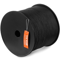VEVOR Braided Nylon Rope, 5 mm x 304.8 m, 32 Strands, 3.20kN Breaking Strength Outdoor Climbing Rope, Arborist Tree Climbing Rigging Rope Ideal for Ro