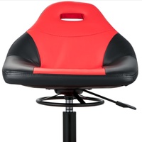VEVOR Rolling Garage Stool 300LBS Adjustable Mechanic Work Shop Seat w/Casters