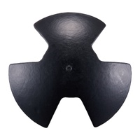 VEVOR River Anchor, 12 LBS Boat Anchor Cast Iron Black Vinyl-Coated with Shackle, Marine Grade Mushroom Anchor for Boats Up To 10 ft, Impressive Holdi