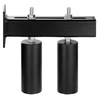 VEVOR Sliding Gate Kit 6” Rolling Hardware with T-Bracket Adjustable for Door