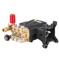 Pressure Washer Pump, 1" Shaft Horizontal Triplex Plunger, 4000 PSI, 4.0GPM, Replacement Power Washer Pumps Kit with Hardware, Compatible with Simpson