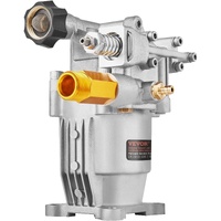 VEVOR Pressure Washer Pump, 19 mm Shaft Horizontal, 3400 PSI, 2.5GPM, Replacement Power Washer Pumps Kit, Parts Washer Pump, Compatible with Honda, Si