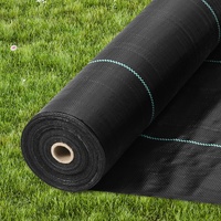VEVOR 3FTx250FT Premium Heavy Duty Weed Barrier Landscape Fabric, 5OZ Woven Geotextile Fabric Under Gravel, High Permeability for Weed Blocker Weed Ma