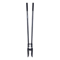 VEVOR Post Hole Digger, Heavy Duty Post Hole Digger with Carbon Steel Handle, Manual Hole Digger with Scale Markings and Metal Blade, Post Hole Digger