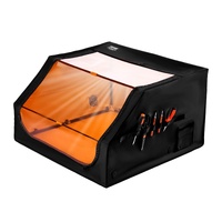 VEVOR Laser Engraver Enclosure, 800 x 800 x 500 mm, Flame Retardant and Fireproof Protective Cover, with Exhaust Fan and Pipe, Insulates Smoke, Noise 