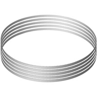 Band Saw Blade, 1650*16*0.56mm, 5 PCS/Pack Meat Bandsaw Blades for Replacement, Carbon Steel Blade, Meat Cutting Blade Wrapped by Rust-Proof Paper, Fi