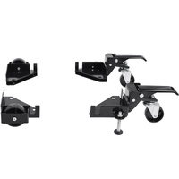 VEVOR Mobile Base, 181.4 kg Capacity, Adjustable from 241.3 x 241.3 mm to Infinity, Heavy Duty Universal Mobile Base Stand with Swivel Wheels, for Woo
