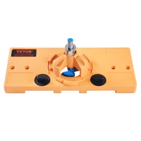Concealed Hinge Jig, Cabinet Hinge Jig with C-Type Clamp and Accessories, PA66 Nylon and Steel Material, Accurate Hinge Drill Jig Woodworking Tool for
