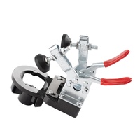 VEVOR 35 mm Concealed Door Hinge Jig, Aluminum Alloy Cabinet Hinge Jig, Accurate Locking Dual Clamp Fixation Hinge Drill Jig with Accessories, Woodwor