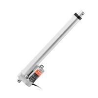 Linear Actuator 12V, 12 Inch High Load 330lbs/1500N Linear Actuator, 0.19"/s Linear Motion Actuator with Mounting Bracket and IP54 Protection