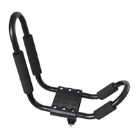 VEVOR Kayak Roof Rack 2 Pairs J-Bar, Soft Roof Rack, Top Mount Tie Down, Carrier for kayak, Surf Board, Canoe, SUP, Ski Board, Mount on Car, SUV, Truc
