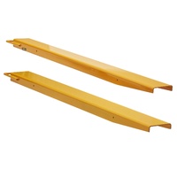 VEVOR Pallet Fork Extensions, 1520 mm Length 115 mm Width, Heavy Duty Steel Fork Extensions for Forklifts, 1 Pair Forklift Extensions, Industrial Fork