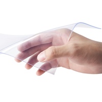 VEVOR Strip Curtain, 3048 cm L x 30.5 cm W x 3 mm Thickness, Clear PVC Smooth Curtain Strip Door Bulk Roll, Plastic Door Strips for Doorway of Superma