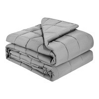 VEVOR Weighted Blanket, 11 kg, 2235 x 2640 mm King Size, Cooling Breathable Heavy Blanket with Glass Beads, All-Season Use, Suitable for 113-140 kg Ad