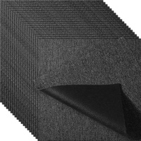 VEVOR Carpet Tiles Reusable, 20"x 20" Carpet Squares With Padding Attached, Soft Padded Carpet Tiles, Easy Install DIY for Bedroom Living Room Indoor 