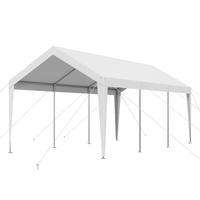 VEVOR Carport Car Canopy 10 x 20 FT Heavy Duty Portable Car Shelter Tent White
