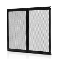 RV Screen Door Protector, 571.5 x 508 mm Door Grille, Easy to Install and Disassemble, Reinforced Breathable Protective Mesh, Aluminum Alloy Camper RV