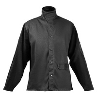 VEVOR FR Welding Jacket XL Size Heavy Duty Cowhide Leather & 9oz FR Cotton