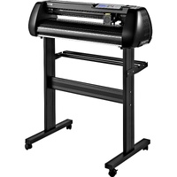 VEVOR Vinyl Cutter Machine, 28in Offline Bluetooth Cutting Plotter Machine, 400in/10m Steel Roller Shaft Adjustable Speed Force, SignMaster Software T
