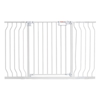 Baby Gate, 749-1346 mm Extra Wide, 762 mm High, Dog Gate for Stairs Doorways and House, Easy Step Walk Thru Auto Close Child Gate Pet Security Gate wi