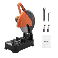 VEVOR Chop Saw, 14"/355mm Blade Diameter Cut Off Saw, 2800W 1200RPM Steel Cutting Machine, Adjustable Dry Cut Chop Saw, Miter Saw for Cutting Metal Co