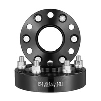 VEVOR 1.5" 6"x5" Wheel Spacers Wheel Adapters 6 Lug Forged Spacer 4 PCS Black
