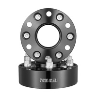 VEVOR 2" 6"x5.5" Wheel Spacers Wheel Adapters 6 Lug Forged Spacer 4 PCS Black