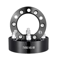 VEVOR 2" 6"x5.5" Wheel Spacers Wheel Adapters 6 Lug Forged Spacer 4 PCS Black