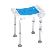 VEVOR Shower Chair, Adjustable Height Shower Stool, Shower Seat for Inside Shower or Tub, Non-Slip Bench Bathtub Stool Seat for Elderly Disabled Handi
