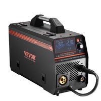 VEVOR MIG Welder, 160A Synergic Mig Welding Machine, 4-in-1 Gas MIG/Flux Core MIG/Stick/Lift TIG Multi-Process Welder Machine with IGBT Inverter Techn