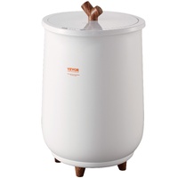 VEVOR Towel Warmer Bucket, 20L Large Towel Warmer for Bathroom, Auto Shut Off Towel Heater with 4-Level Timer Fits up to Two 40"x70" Oversized Towels,